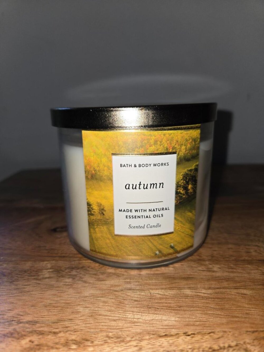 Bath and Body Works Autumn scented 3-wick candle